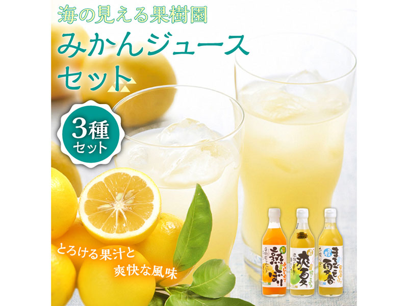 【自家栽培の柑橘のみを使用】みかん ジュース 3本 セット【善果園】